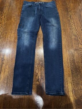 Denim&Co Men’s Dark Blue Straight Jeans